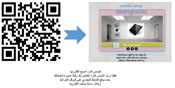 البسنس كارد اصبح الكترونيا  